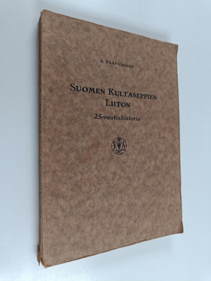Albert Paavilainen : Suomen kultaseppien liiton 25-vuotis...