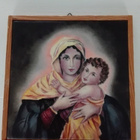 KAUNIS MADONNA JA LAPSI - KERAMIIKKATAULU - pikkukuva 1