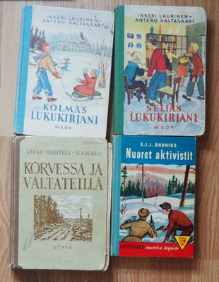Lasten/nuorten kirjija, VANHOJA, VINTAGE 7 kpl