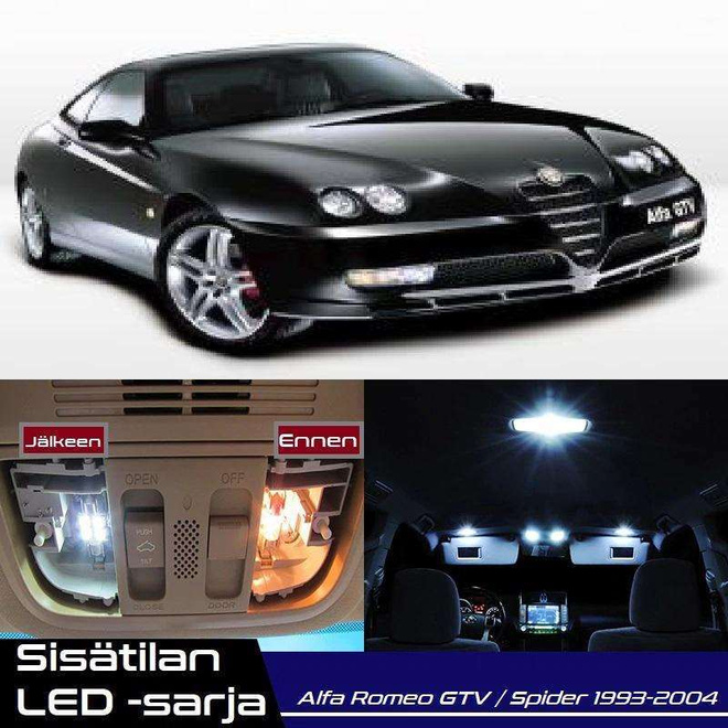 Alfa Romeo Spider / GTV Sisätilan LED-sarja 11-o