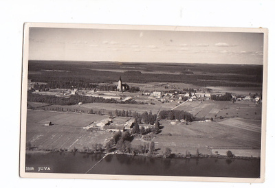 VANHA Postikortti Juva 1930-l Karhumäki