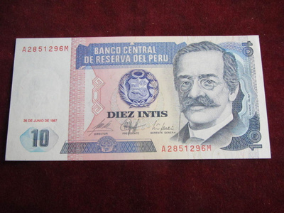 10 intis 1987 Peru