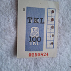 Vanha TKL bussikortti - pikkukuva 1