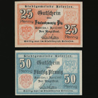 Saksa Notgeld 25, 50 Pfennig, Uetersen 1.4.1917 - pikkukuva 1