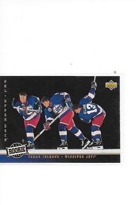 93-94 Upper Deck All-Rookie Team #281 Teemu Selänne Winnipeg
