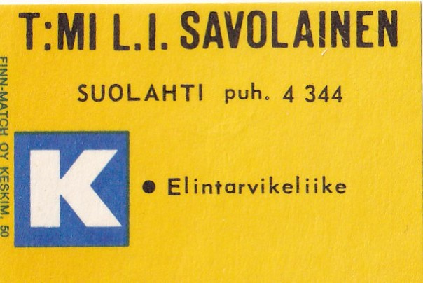 Suolahti, T:mi L. I. Savolainen  .      b436