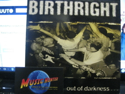 BIRTHRIGHT - OUT OF DARKNESS... EX-/EX- 7"