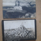 kaksi vintage taidekorttia -1900-luku alku - pikkukuva 1