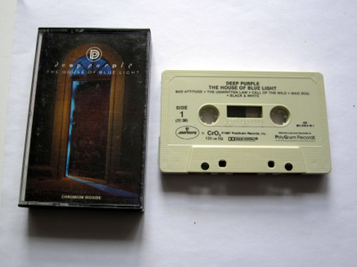 DEEP PURPLE House of Blue Lights C-KASETTI 1987