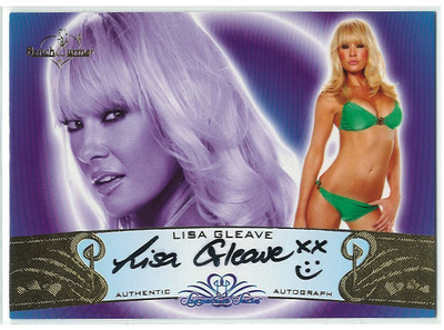 Bench Warmer 2010 Signature Series Autograph Lisa Gleave