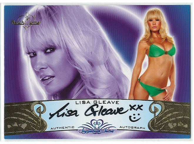 Bench Warmer 2010 Signature Series Autograph Lisa Gleave