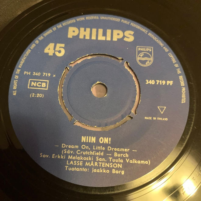 LASSE MÅRTENSON: Niin on * Temppu - . * FIN 1965