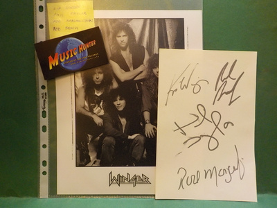WINGER - 4 X NIMIKIRJOITUKSET
