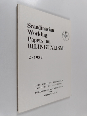 Scandinavian working papers on bilingualism 2
