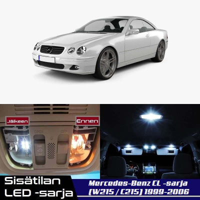 Mercedes-Benz CL (W215) Sisätilan LED-sarja 14-o