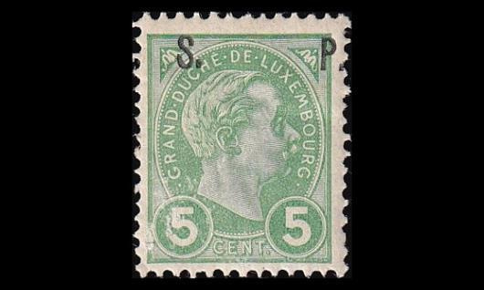 Luxemburg 60 * Virkamerkki 5 C (1895)