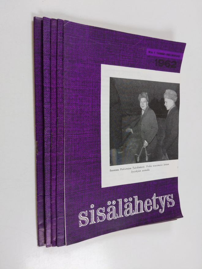 Sisälähetys vuosikerta 1962 (1-2, 4-7; puuttuu nro 3)