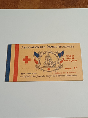 Ranska punaisenristin vihko noin v.1918