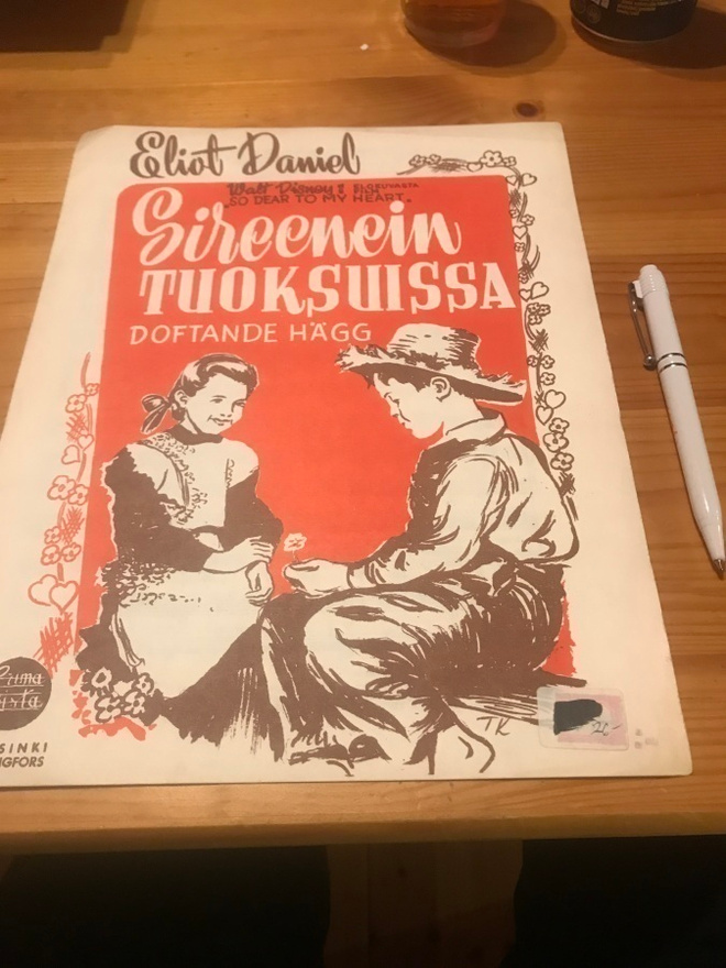 Sireenien tuoksuissa-nuotisto vuodelta 1948