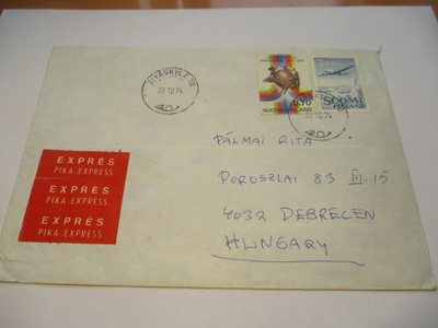 1974 Jyväskylä pikakuori Unkariin