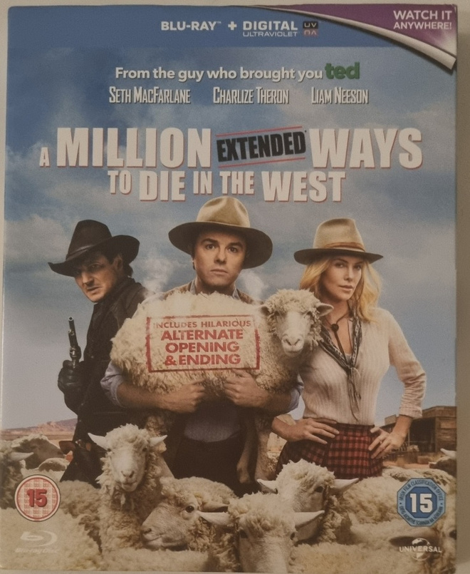 A MILLION WAYS TO DIE IN THE WEST BLU-RAY