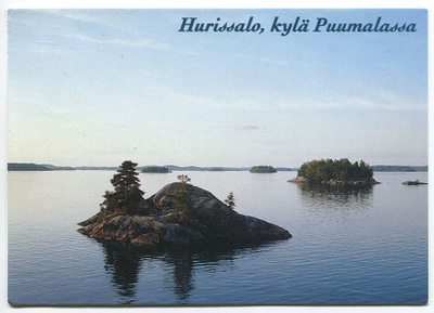 Puumala Hurissalo, Saimaan maisema, kulkenut 1995