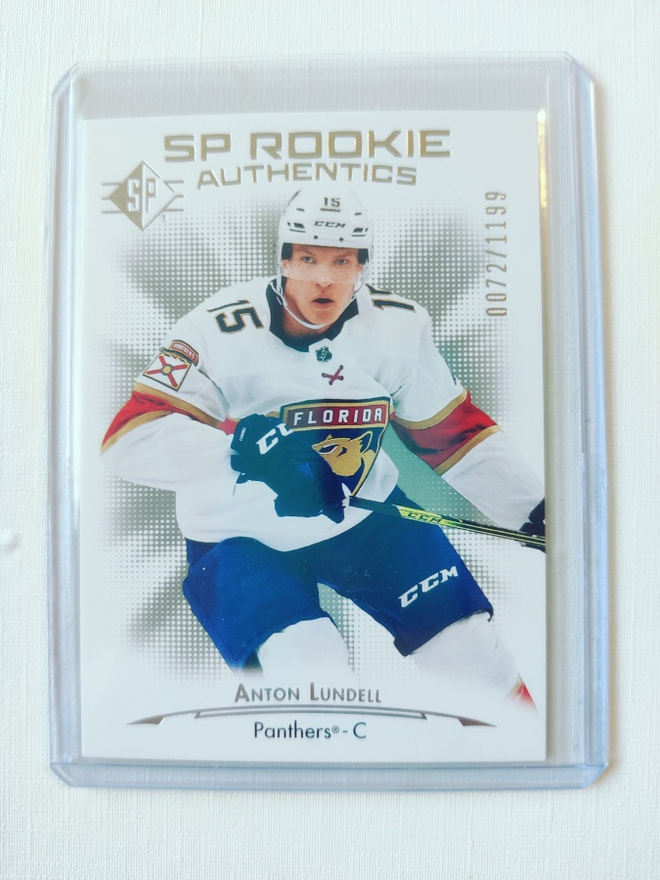 Anton Lundell - 21-22 SP Rookie Authentics /1199