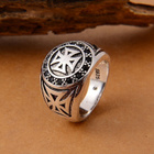 74 .. Vintage Women Men Charm Jewelry silver Magic .. Sormus - pikkukuva 2
