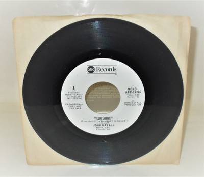 JOHN MAYALL: "Sunshine"  7" PROMO