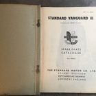STANDARD VANGUARD III VARAOSALUETTELO 1957 - pikkukuva 3