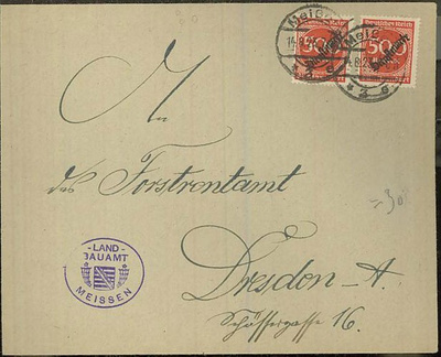 Saksa Dienst Mi 81 2 kpl kuorella