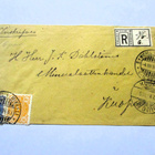 1894 Mikkeli + musta kirjauslipuke R kuori Kuopioon - pikkukuva 1