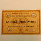25 mk Vaasan Osakepankki korvaava A27733 - pikkukuva 1