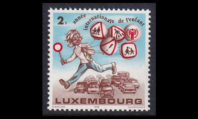 Luxemburg 996 ** Lasten vuosi (1979)
