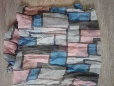 Värikäs huivi 46x136cm