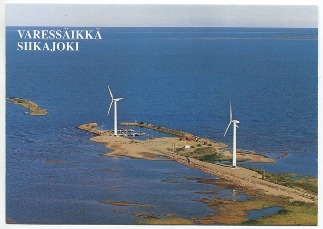 Siikajoki Varessäikkä, ilmakuva 1995