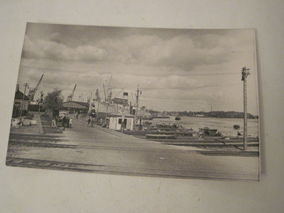 VANHA Kortti Kotka Rautatie 1950-l Alkup.Mallikappale