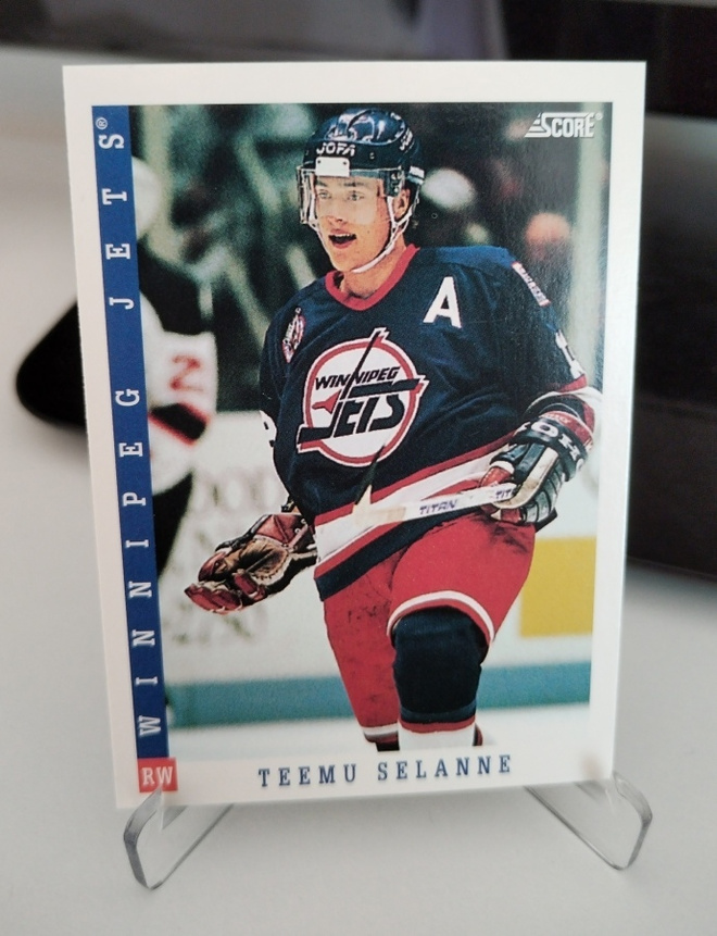 1993-94 Score Teemu Selänne #331 Winnipeg Jets