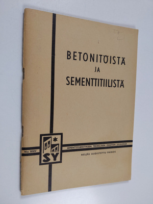 Betonitöistä ja sementtitiilistä