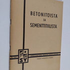 Betonitöistä ja sementtitiilistä - pikkukuva 1