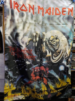 IRON MAIDEN THE NUMBER OF THE BEAST SEINÄLIPPU