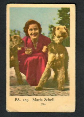 Keräilykuva - Maria Schell PA 209 Ufa