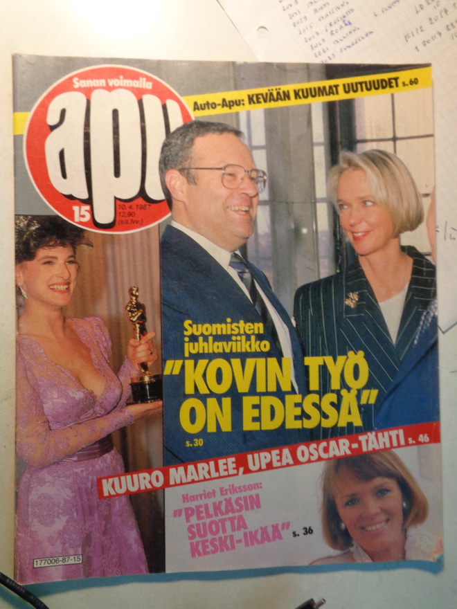 Apu lehti Nro 15/1987 (18.8)