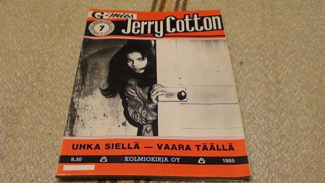 JERRY COTTON NO 7/1985 - Uhka siellä - vaara täällä