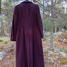 Naisten pitkä villakangastakki - pikkukuva 3