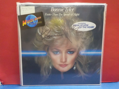 BONNIE TYLER - FASTER THAN THE SPEED OF NIGHT EX+/EX+ LP
