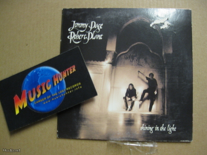 JIMMY PAGE & ROBERT PLANT - SHINING IN THE LIGHT CDS SLEEVE