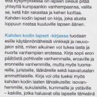 Leena Mäkijärvi: Kahden kodin lapset - pikkukuva 3