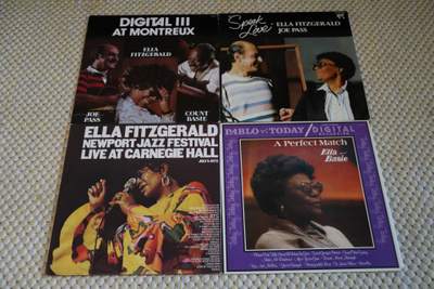 NIPPU 10: Ella Fitzgerald -LP:tä 4kpl