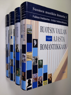 Suomen musiikin historia 1-4 : Ruotsin vallan ajasta roma...